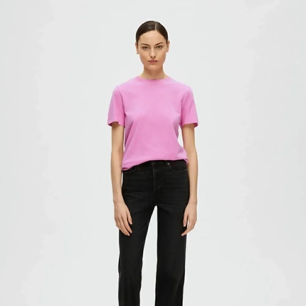 Zara Neon Pink Tee Small
